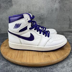 Air Jordan 1 Retro High OG Court Purple Shoes Womens Size 7.5 CD0461-151